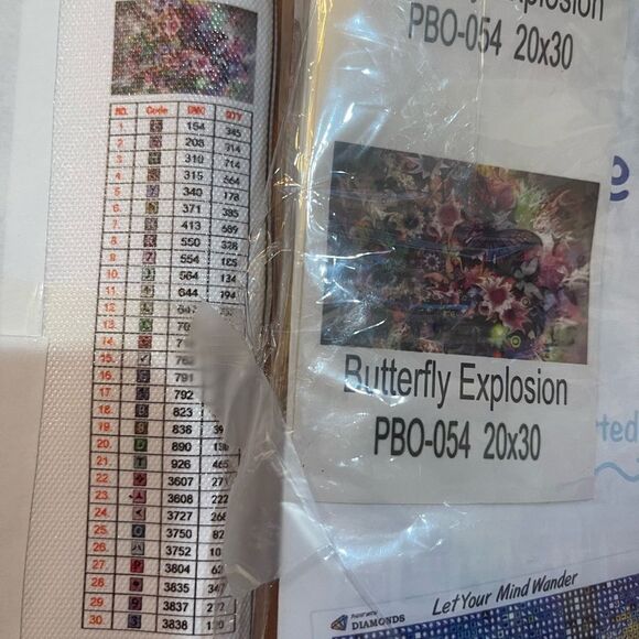 BUTTERFLY EXPLOSION Diamond Painting - Picture 5 of 7